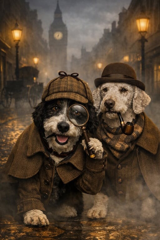 Doodle Dandy Sherlock Holmes Litter Bernedoodle puppies