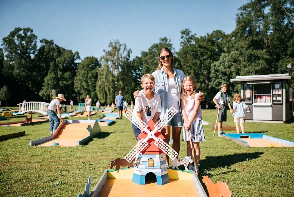 Minigolf på sommarlovet – tips för föräldrar