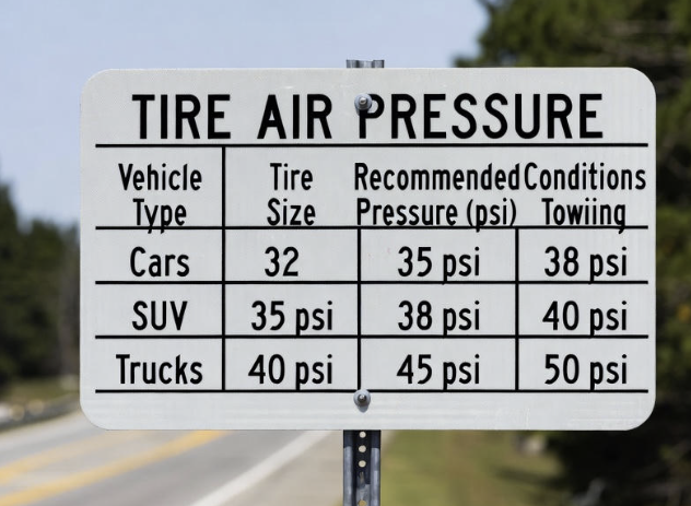 Lufttryck i däck – Tabell & guide för rätt däcktryck