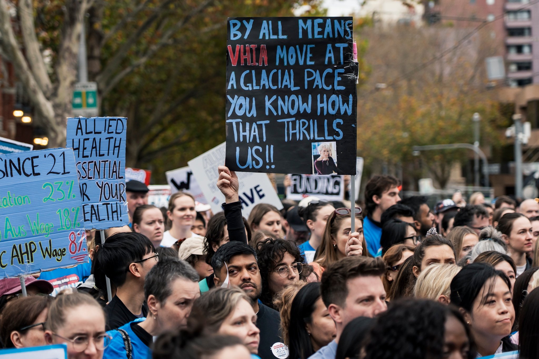 Allied Health and medical scientists strike