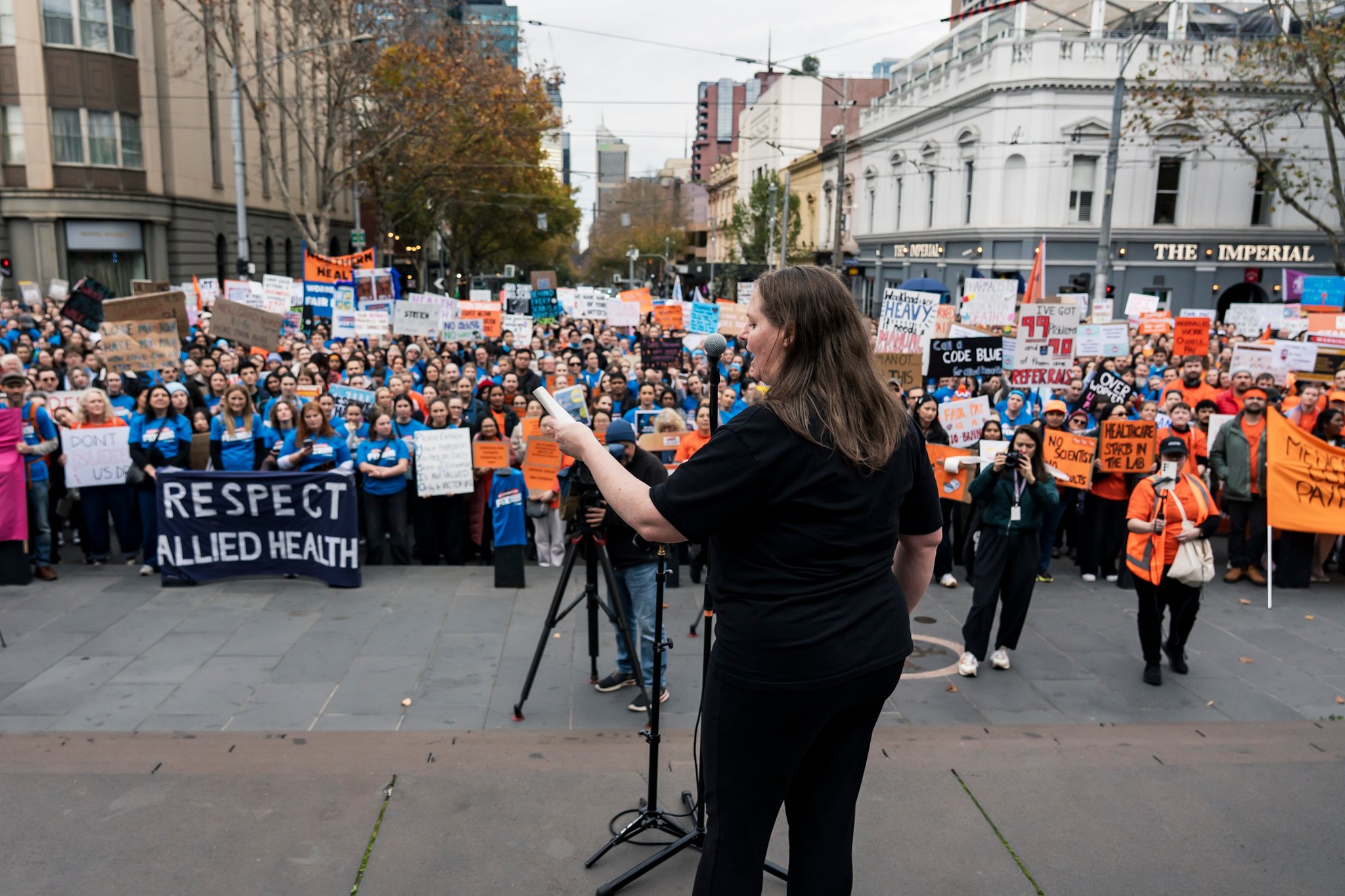 Allied Health and medical scientists strike