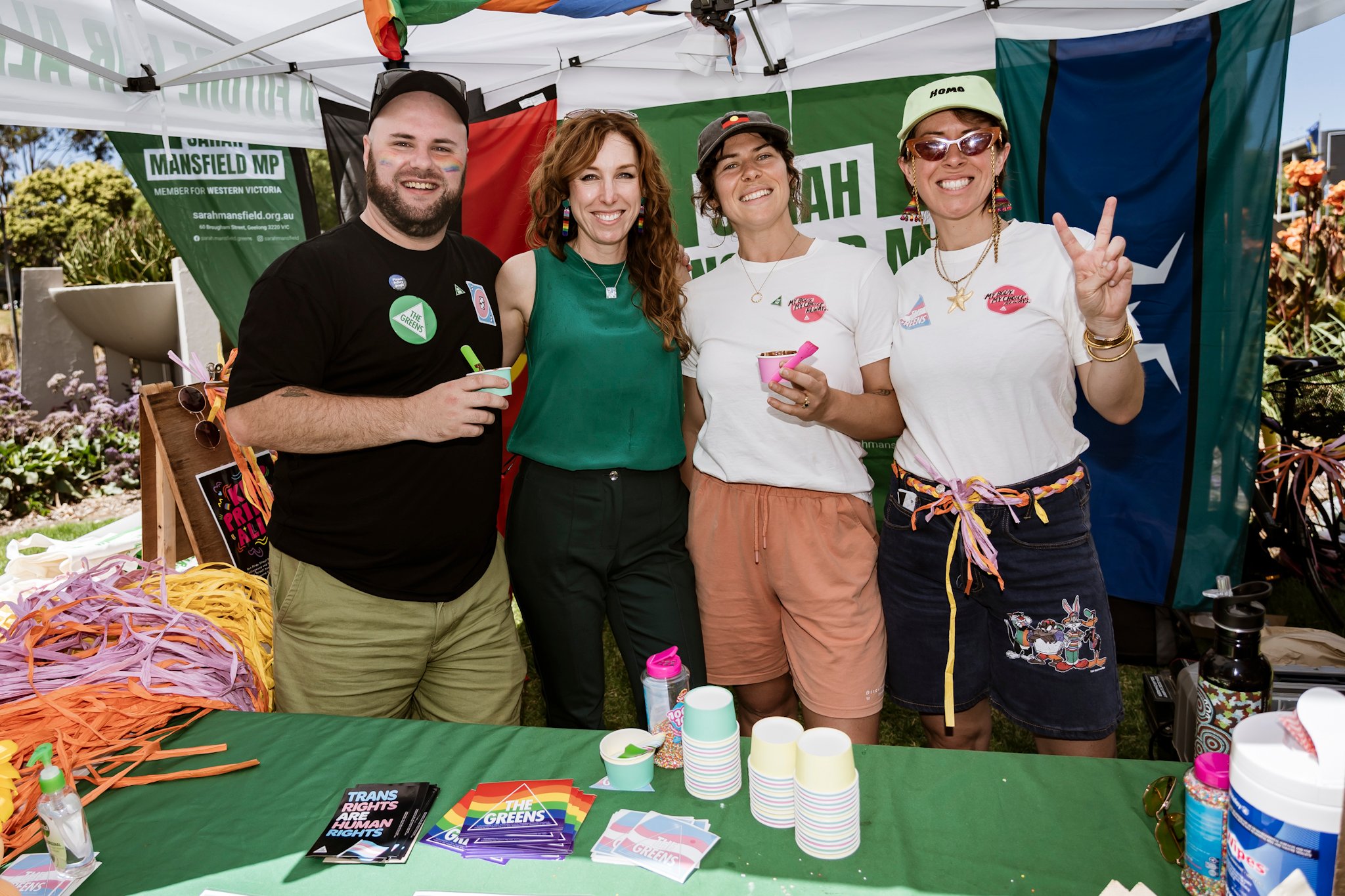 Geelong Greens at Geelong Rainbow Festival