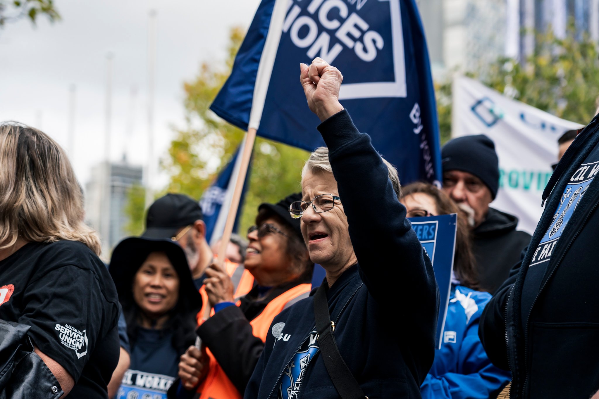 Council workers' strike action