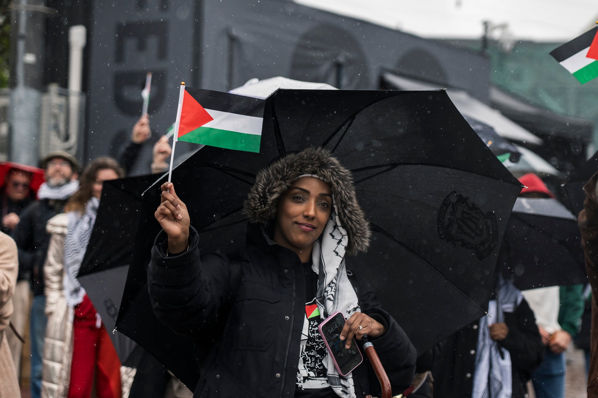 Palestine National Day 2025 - flag raising.