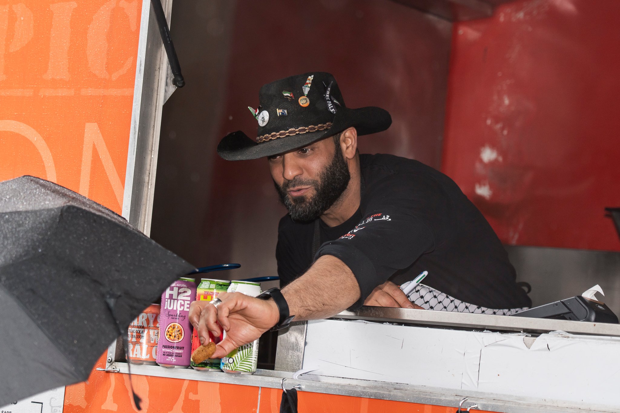 Wazzup Falafal was also back.