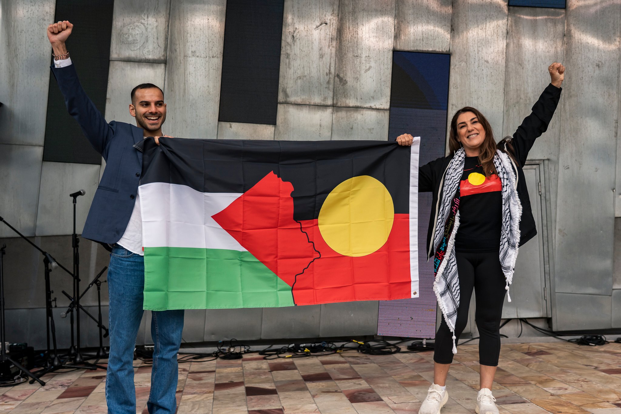 Senator Lidia Thorpe opens Palestine National Day 2025.