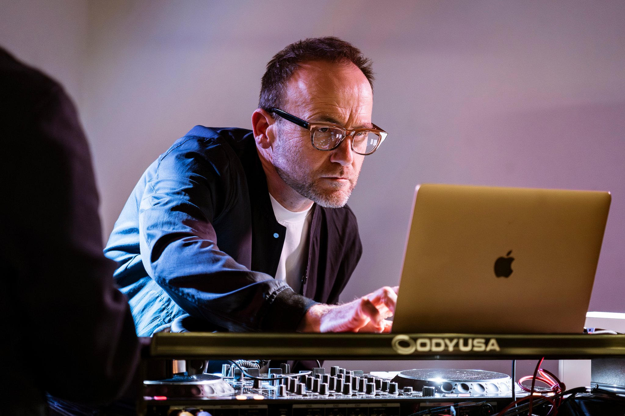 Adam Bandt DJing at an ACF Geelong event