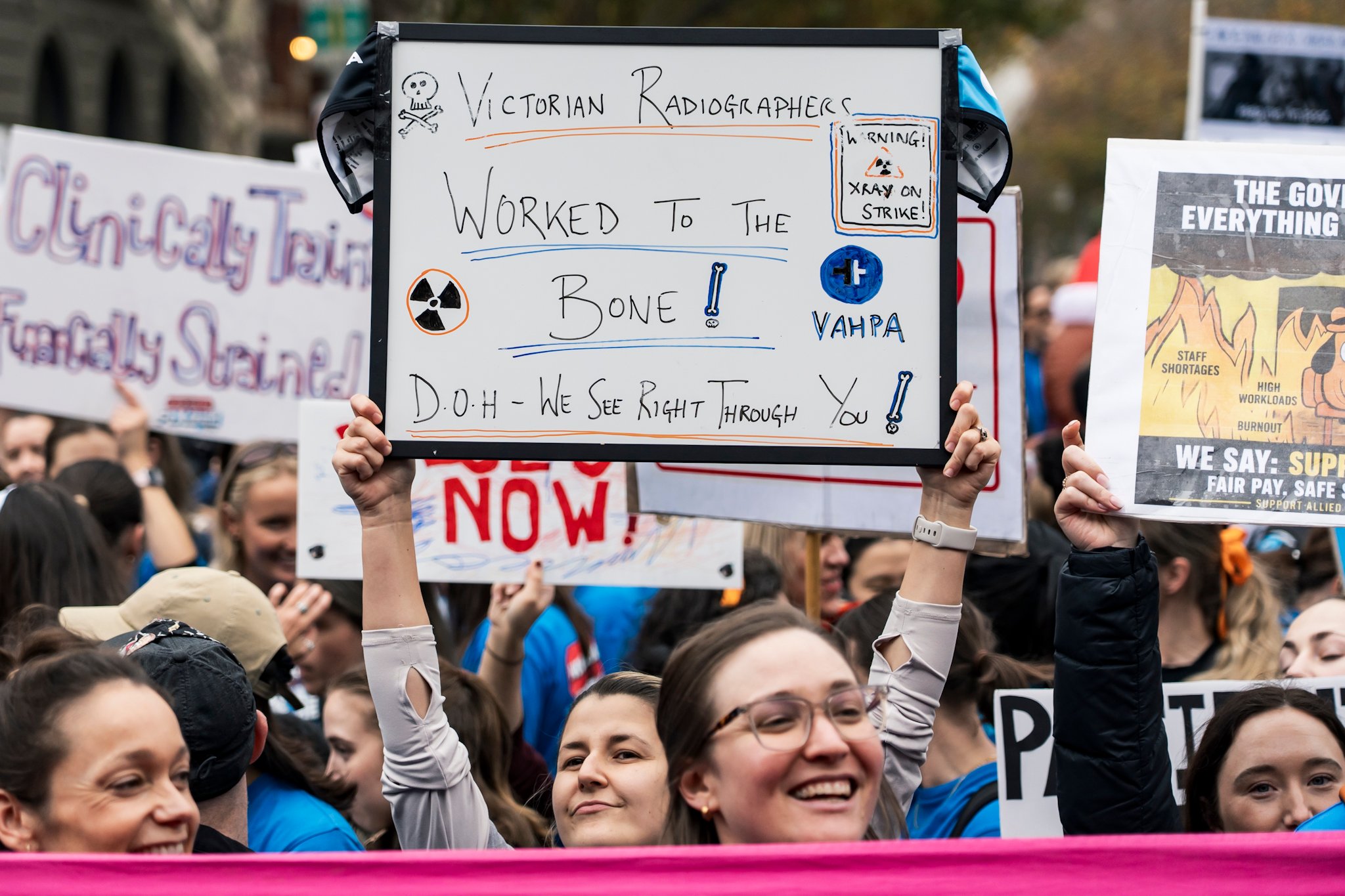 Allied Health and medical scientists strike