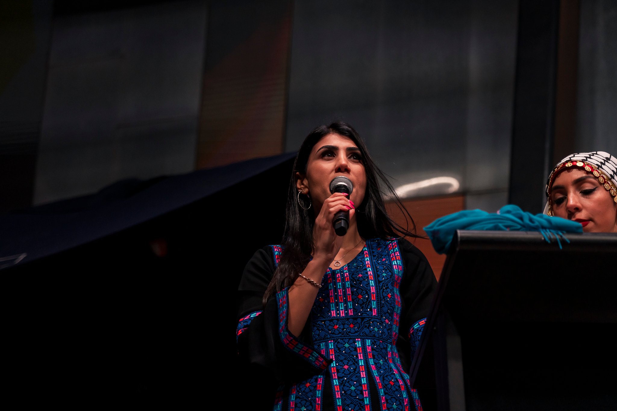 Sydney based theatre troupe Tales of a Homeland performs on stage.