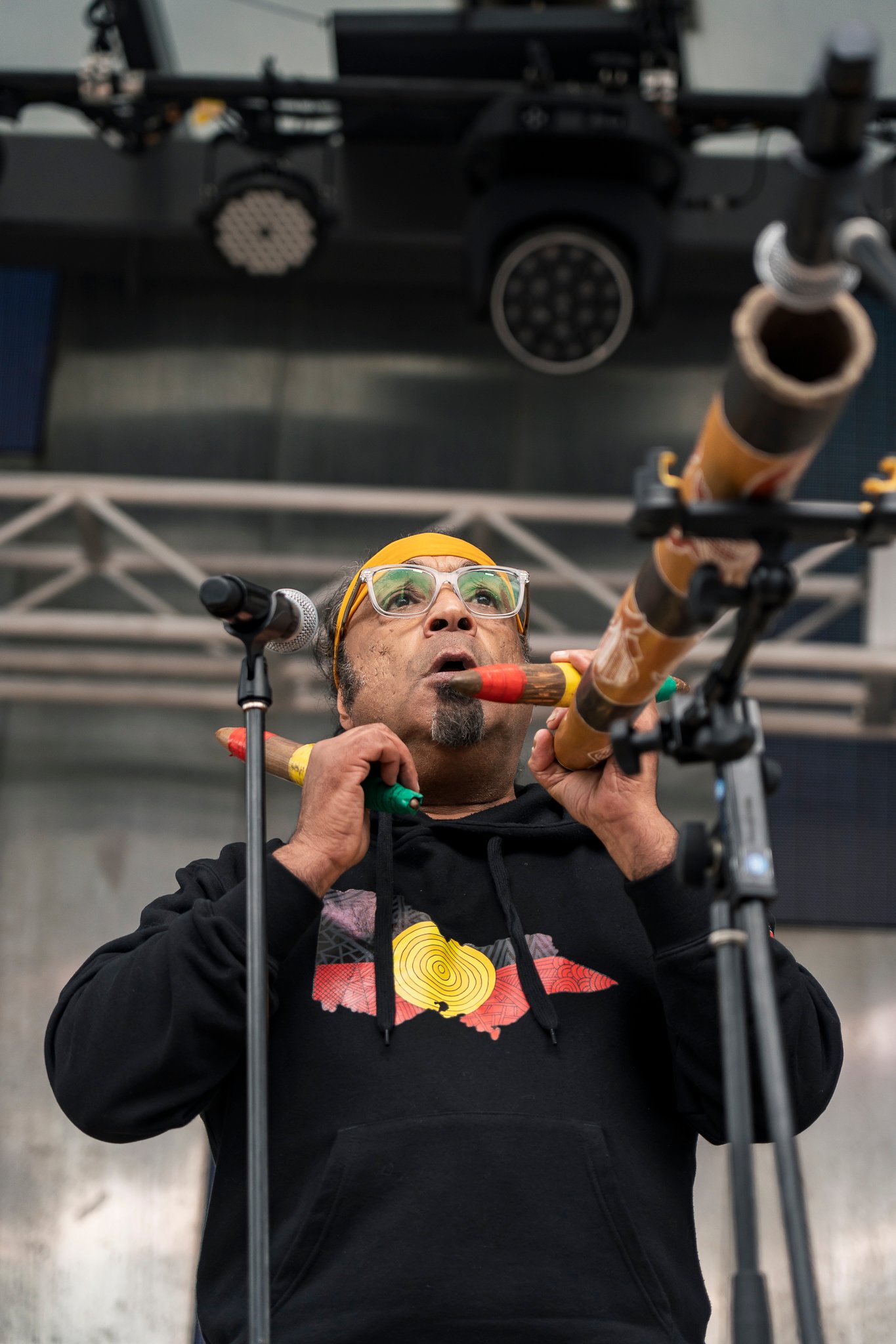 Uncle Andrew opens Palestine National Day 2025.