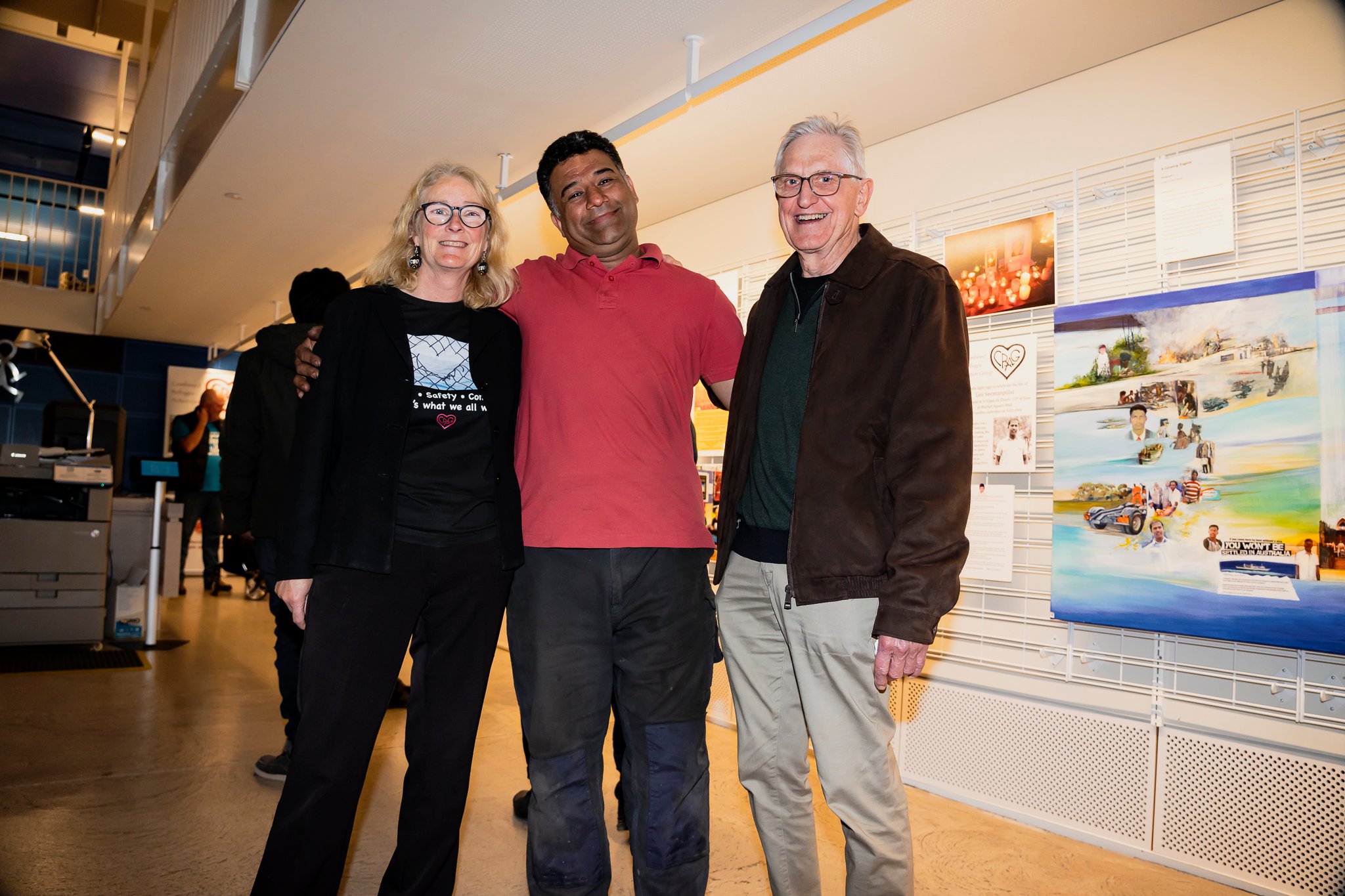 10 Years of CRAG Exhibition Launch at the Geelong Library.