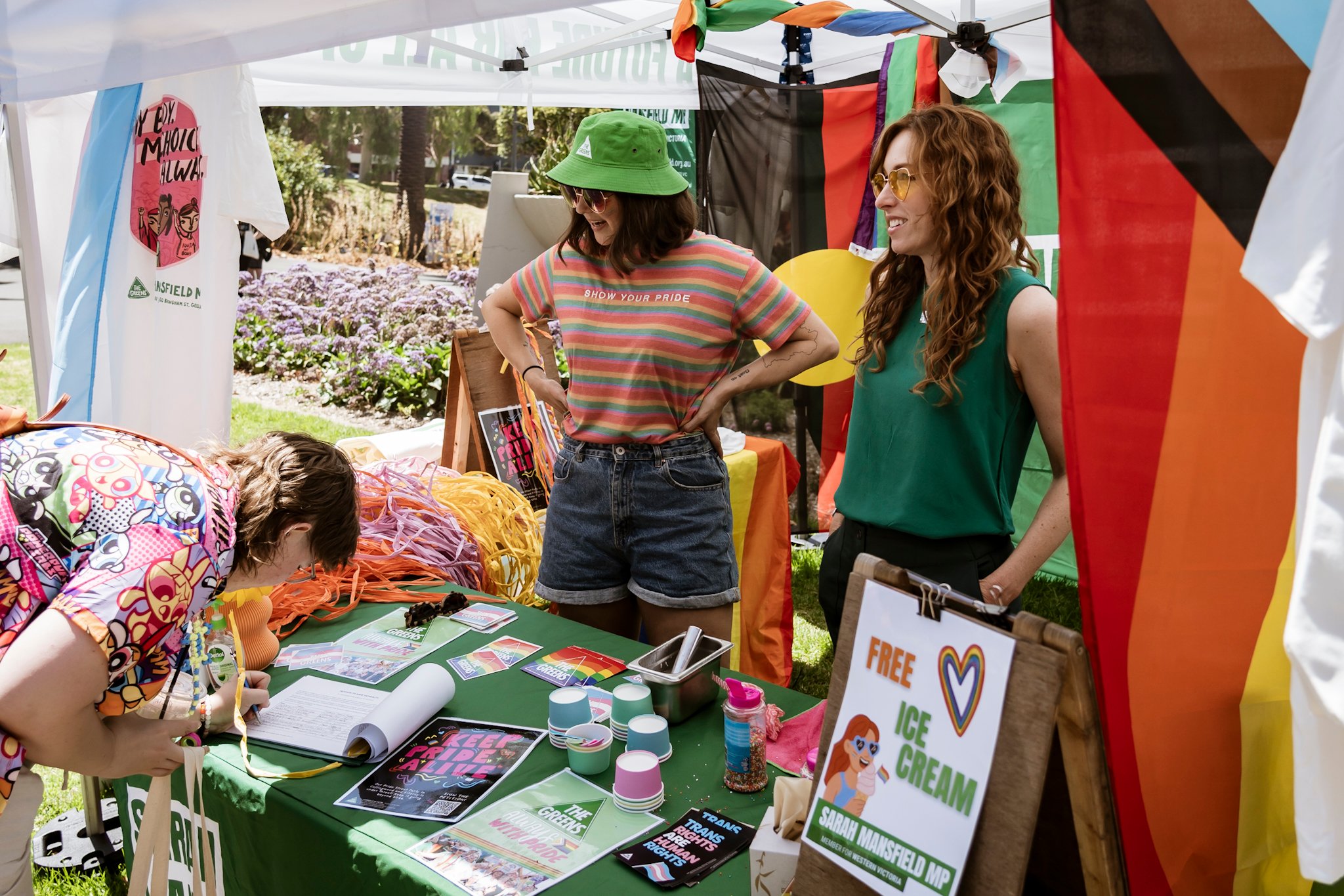 Geelong Greens at Geelong Rainbow Festival