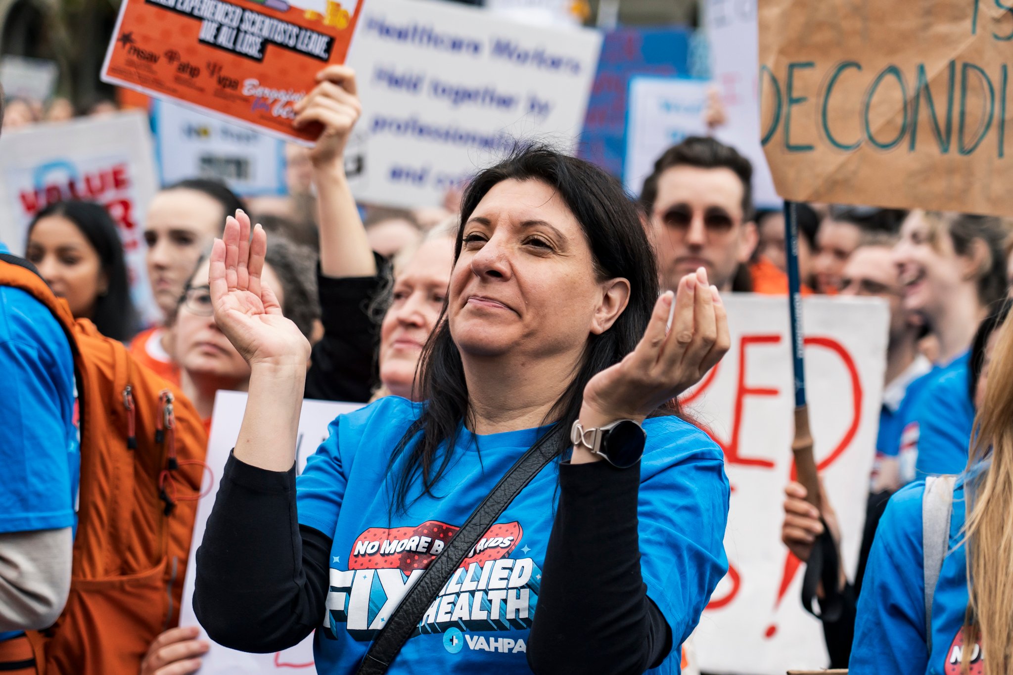 Allied Health and medical scientists strike