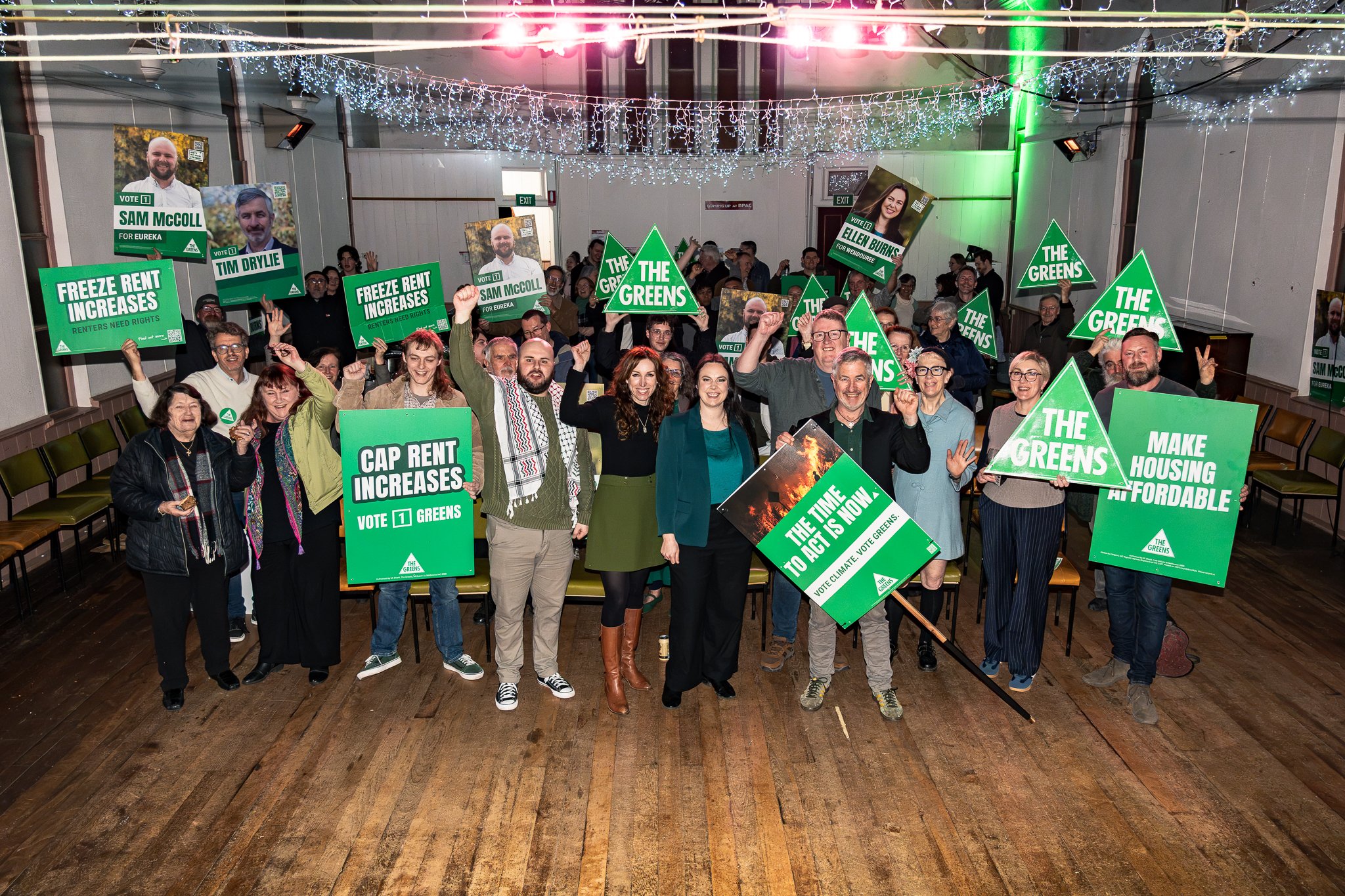 Ballarat Greens state election campaign launch.