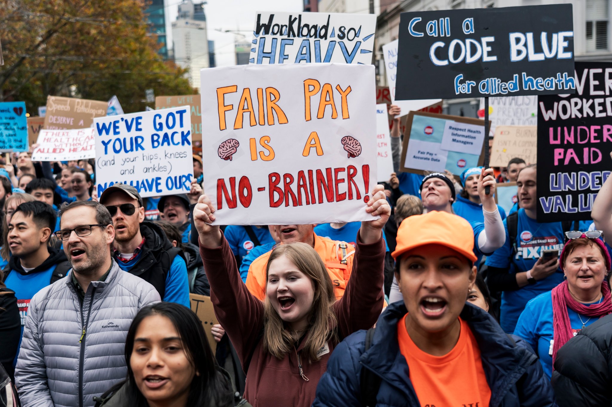 Allied Health and medical scientists strike