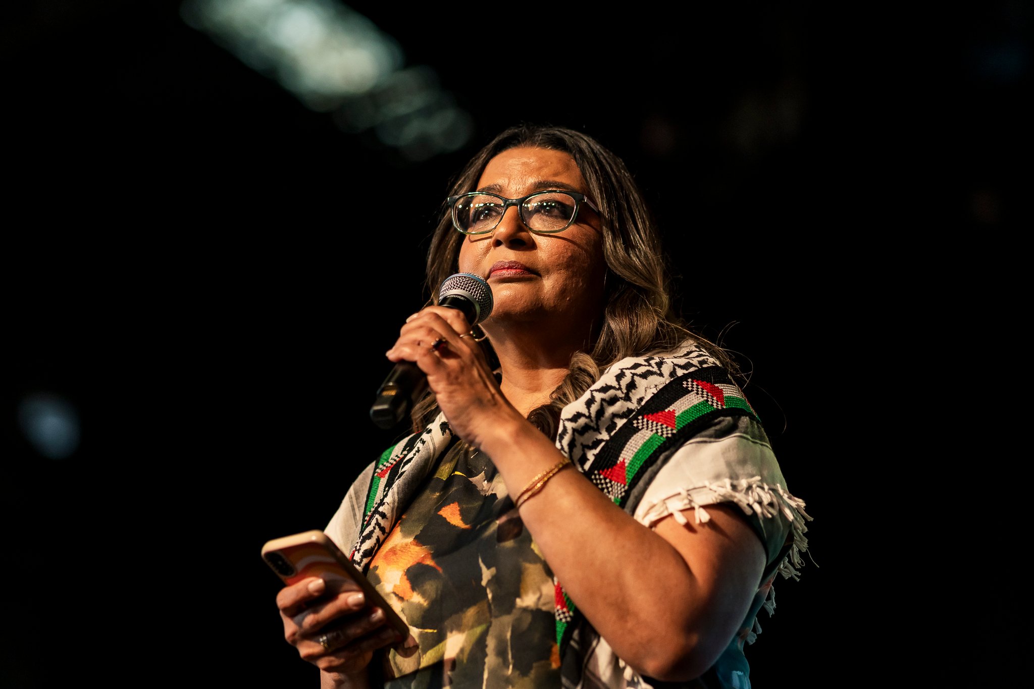 Greens Senator Mehreen Faruqi (A Gathering for Gaza)