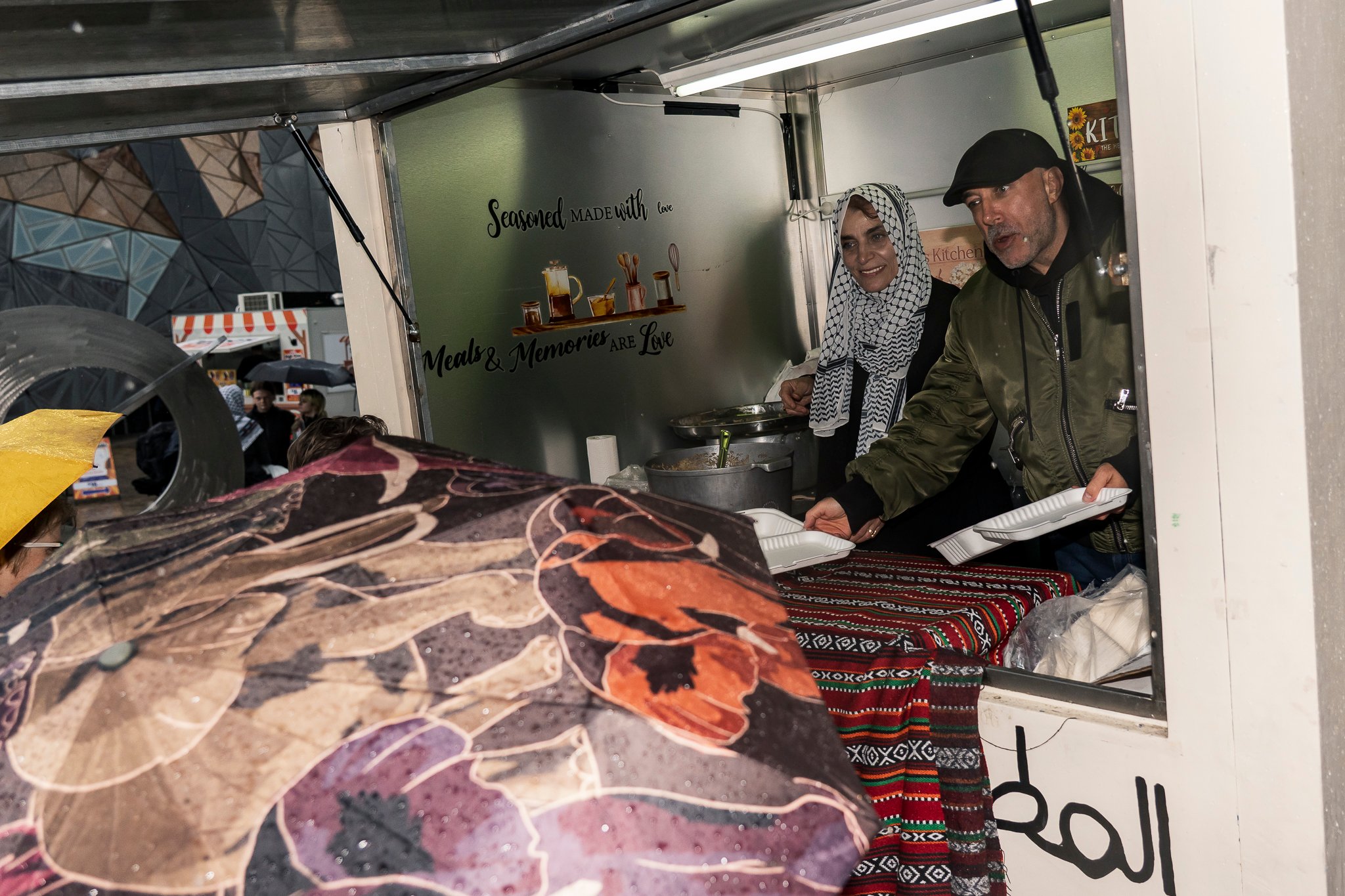 Aheda's Kitchen also had a food truck.