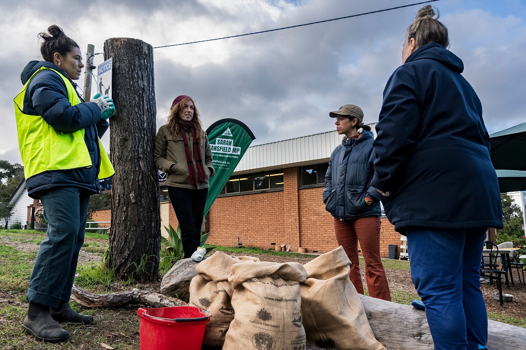 Sarah Mansfield park and beach clean up