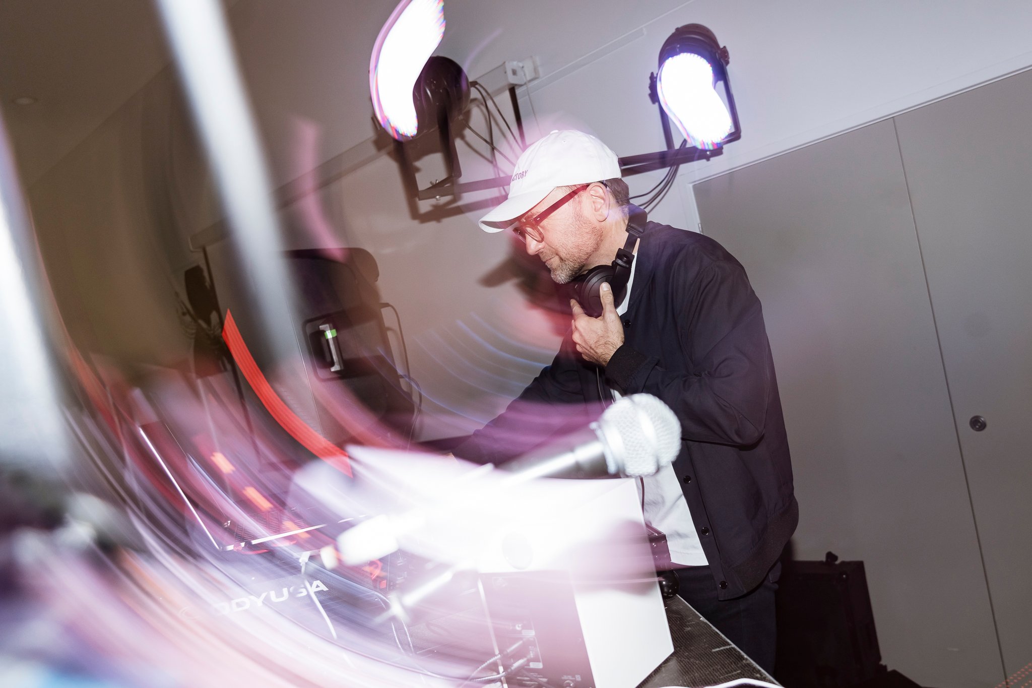 Adam Bandt DJing at an ACF Geelong event
