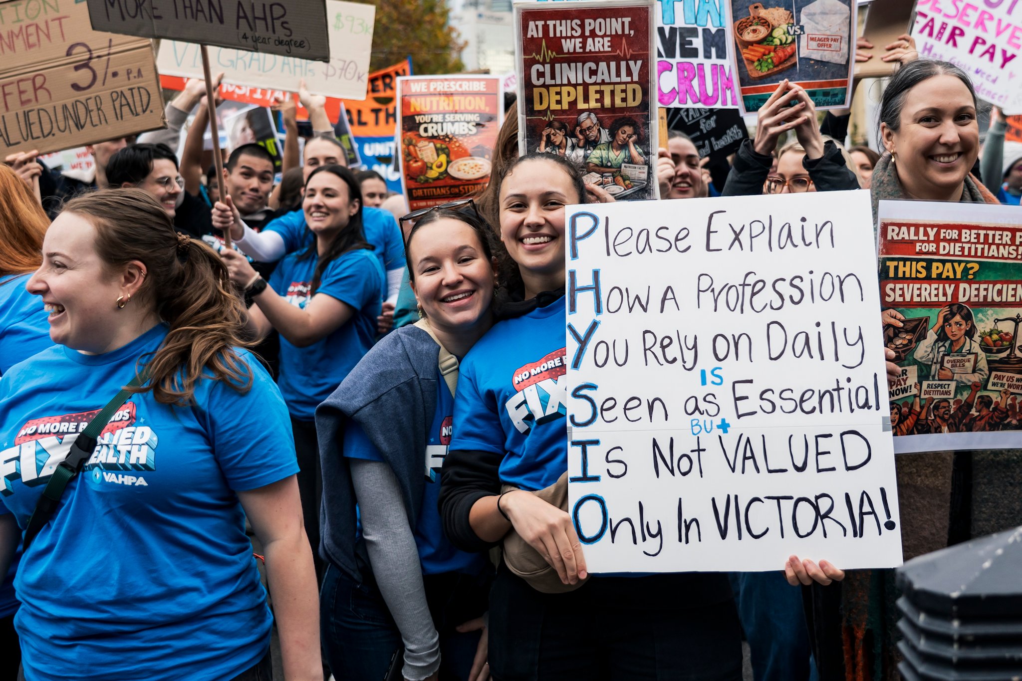Allied Health and medical scientists strike