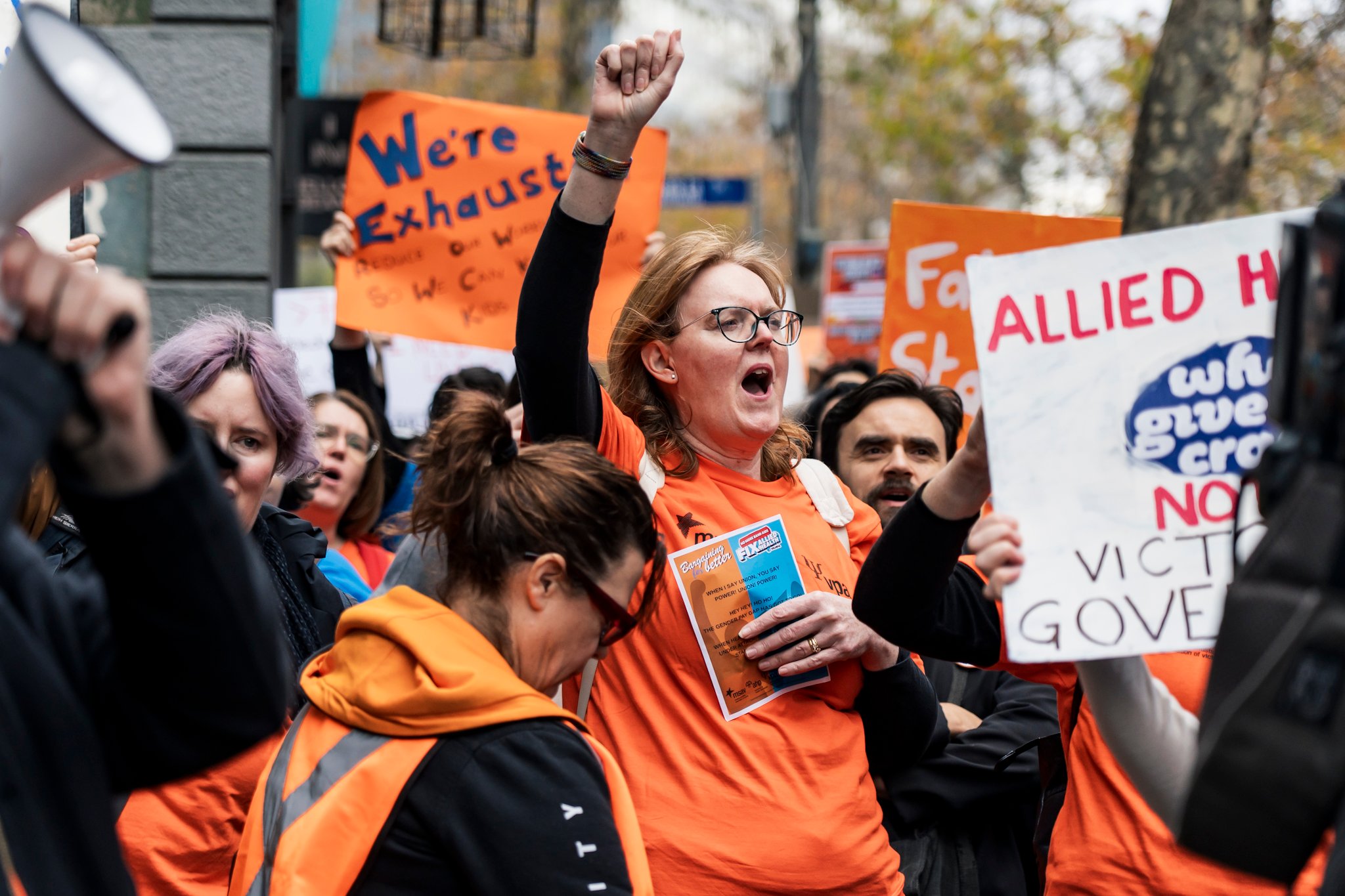 Allied Health and medical scientists strike