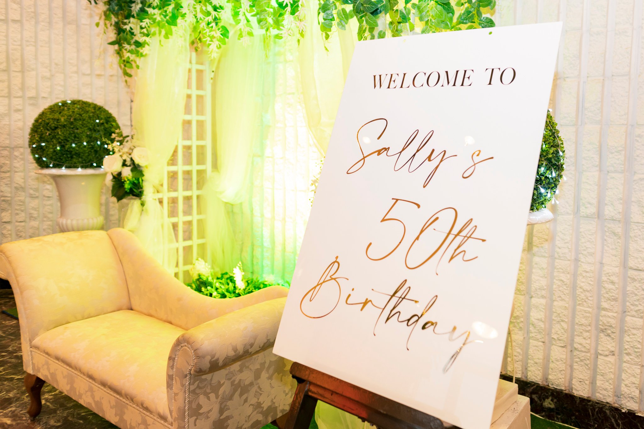 Sally's 50th birthday at L'amour Reception