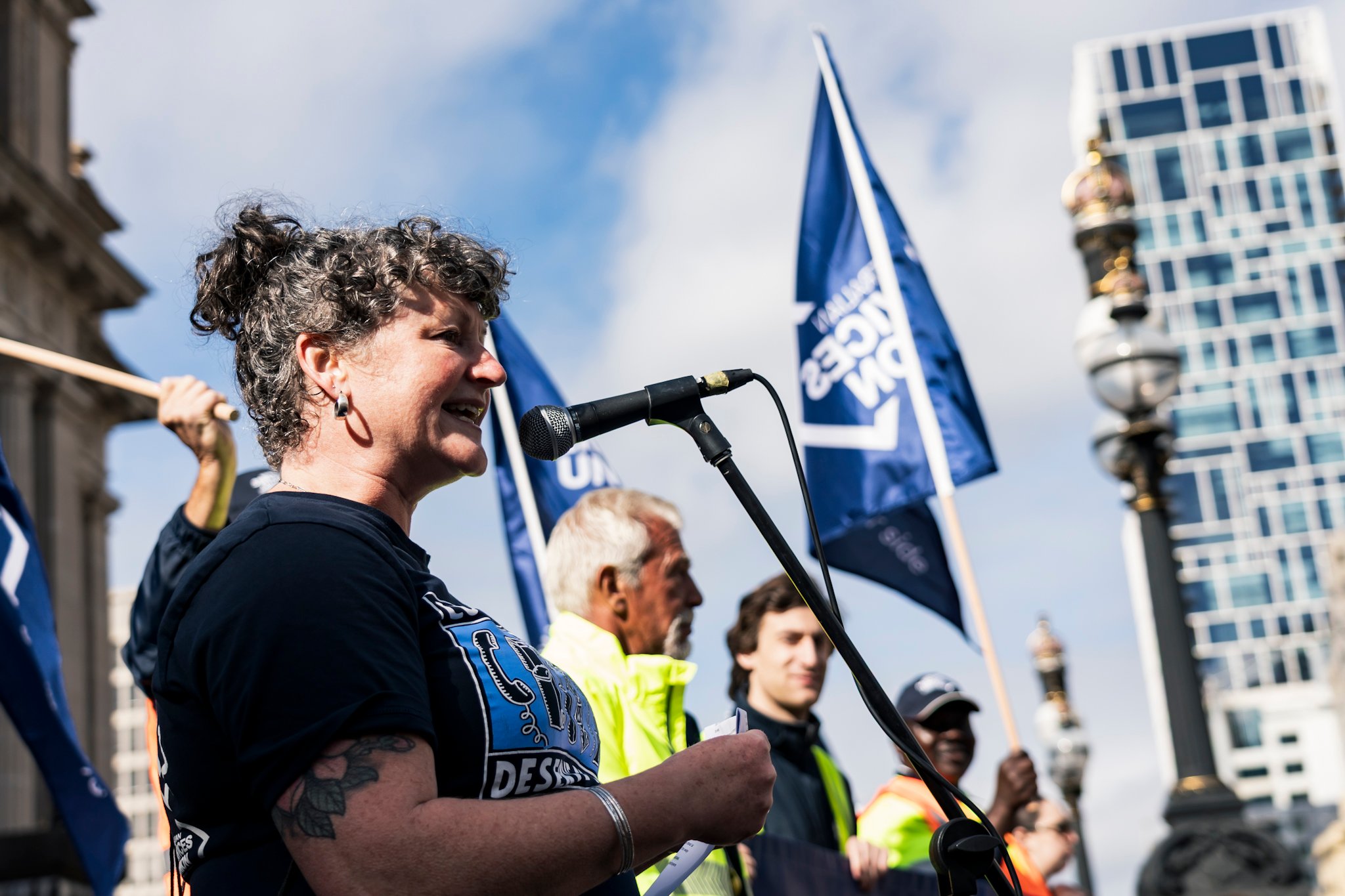 Council workers' strike action