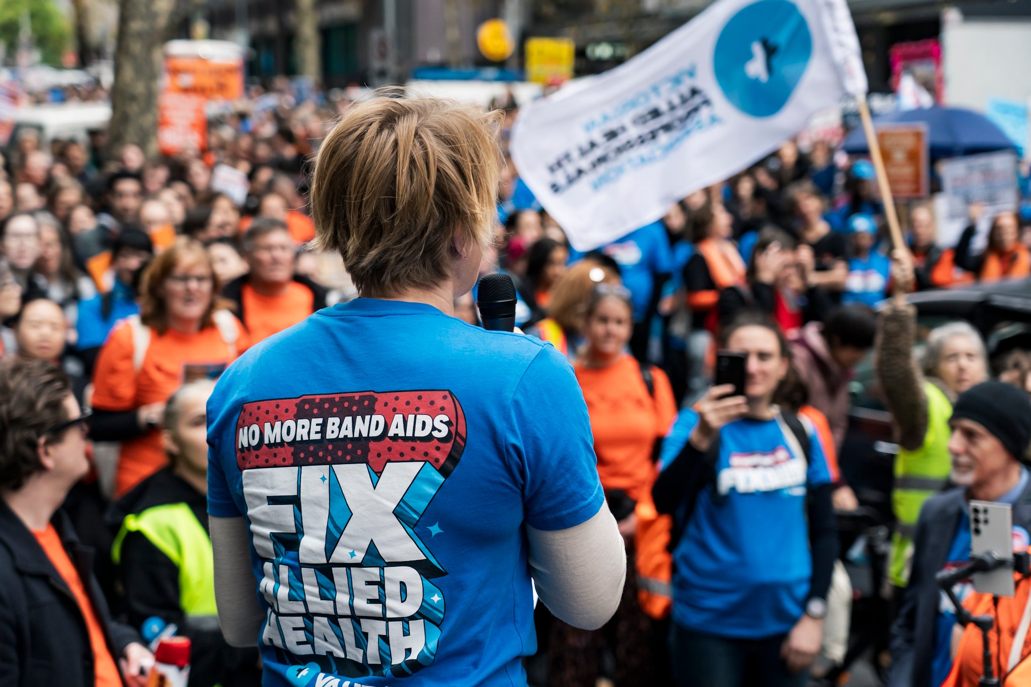 Allied Health and medical scientists strike
