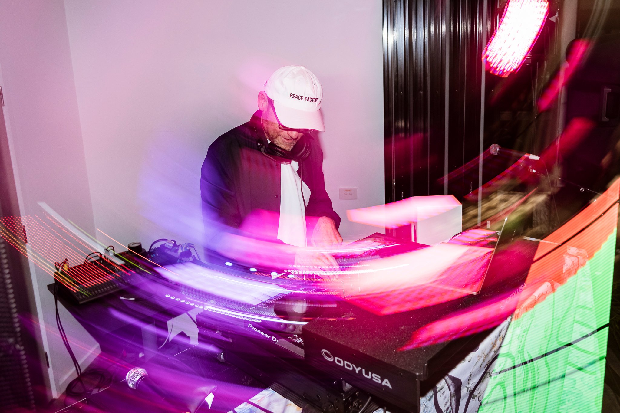 Adam Bandt DJing at an ACF Geelong event
