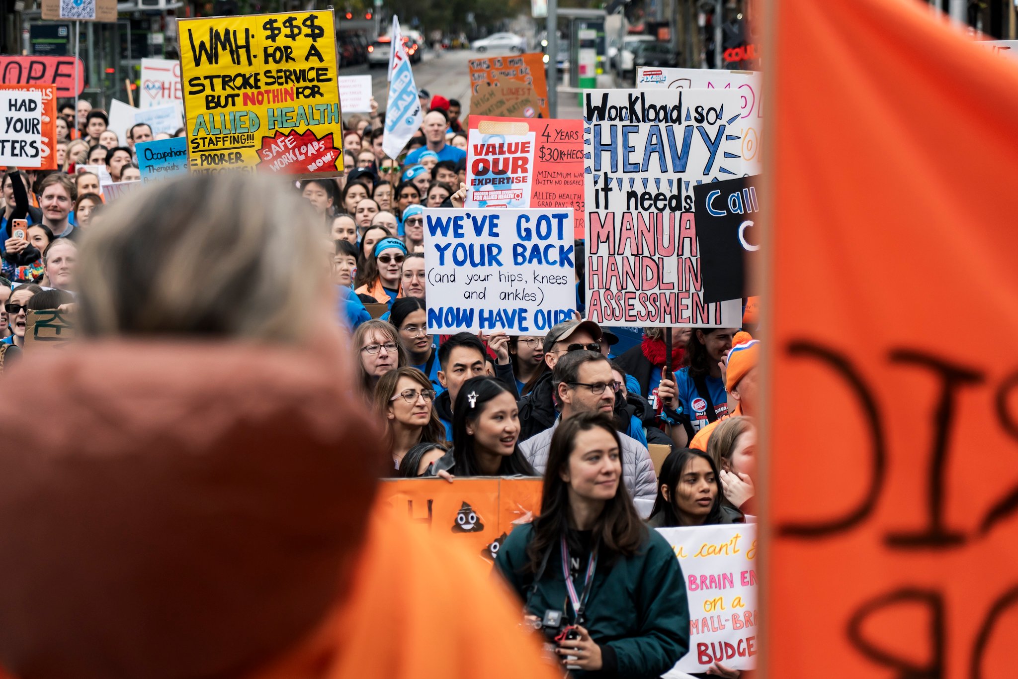 Allied Health and medical scientists strike