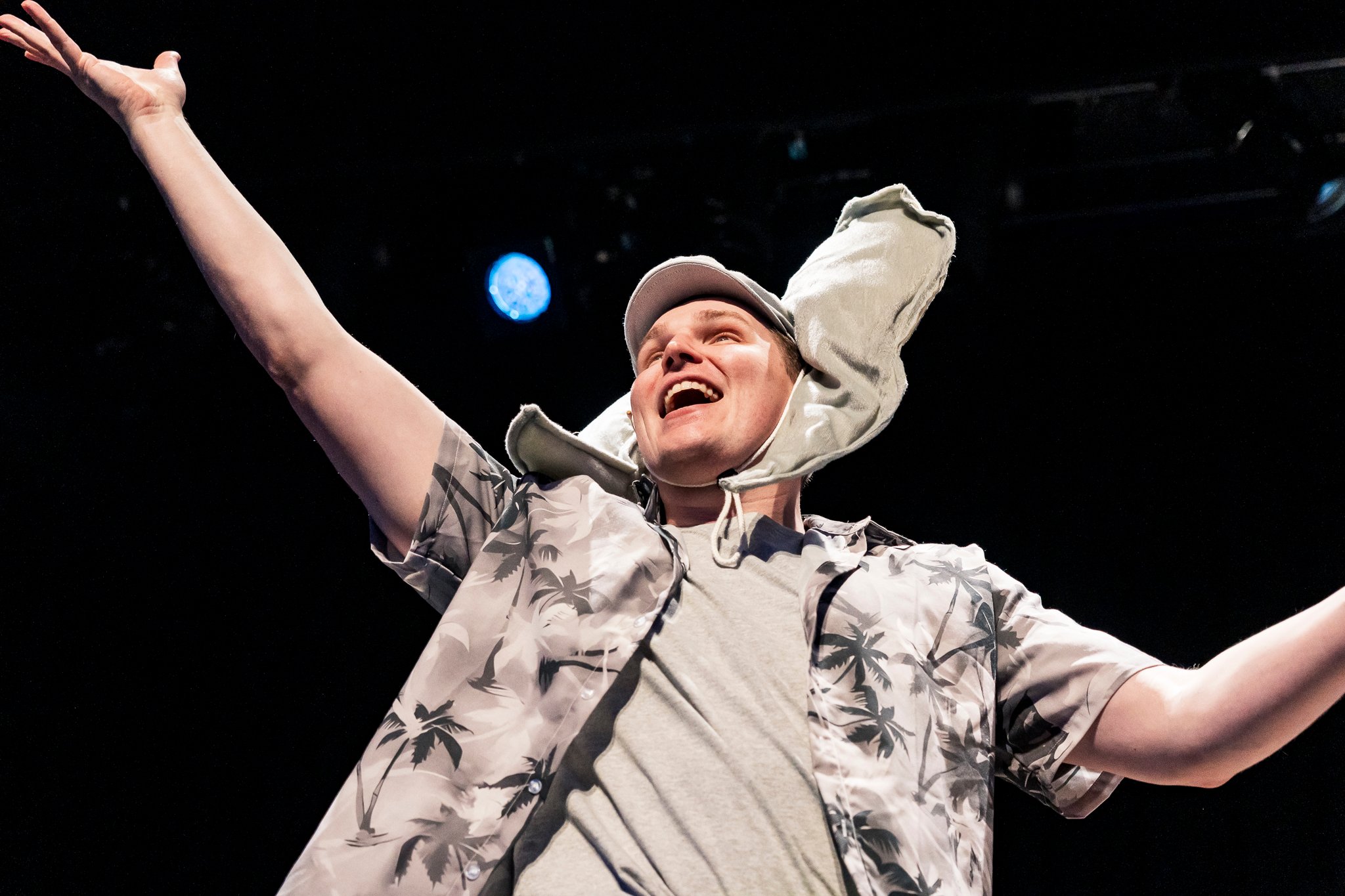 Andrew Smith as Elephant in The Wrong Book Show.