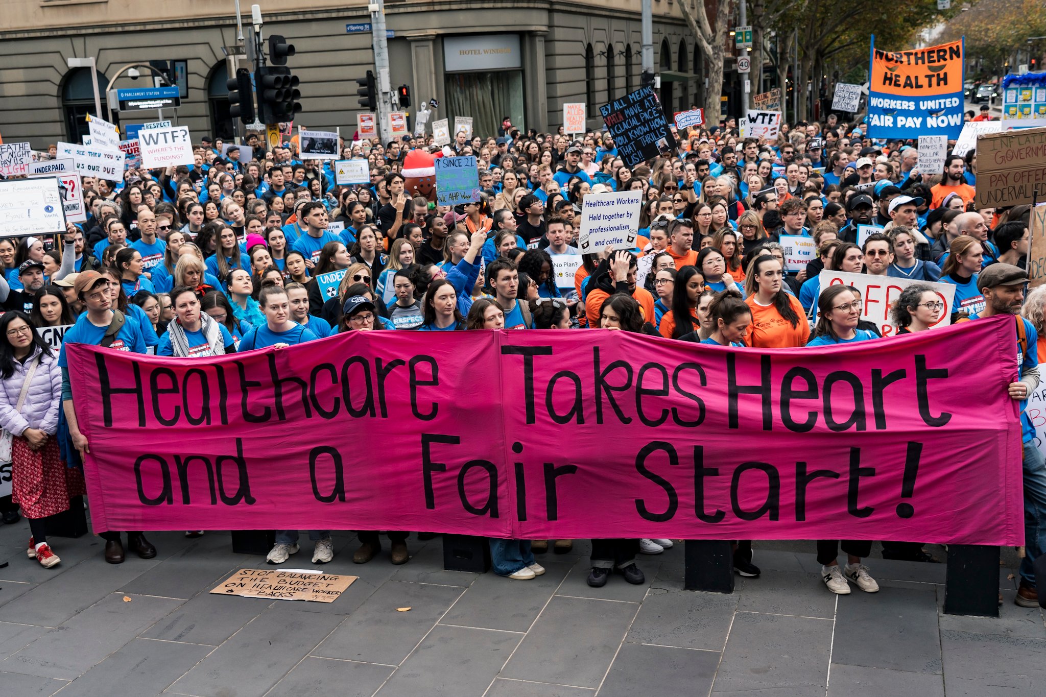 Allied Health and medical scientists strike