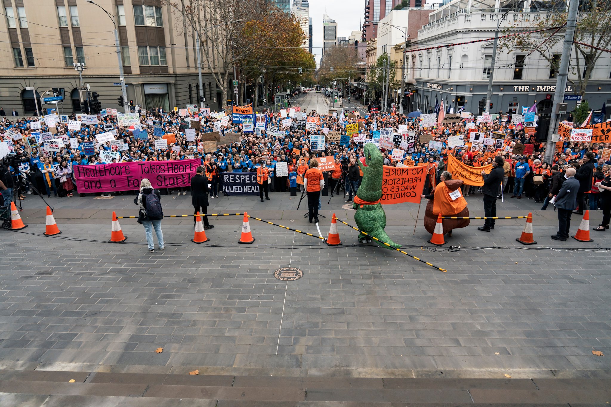 Allied Health and medical scientists strike