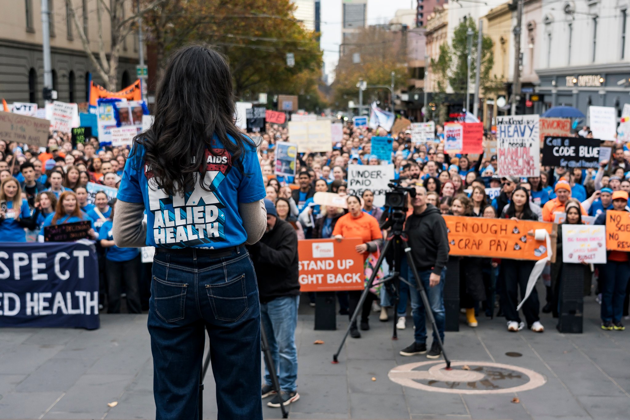 Allied Health and medical scientists strike
