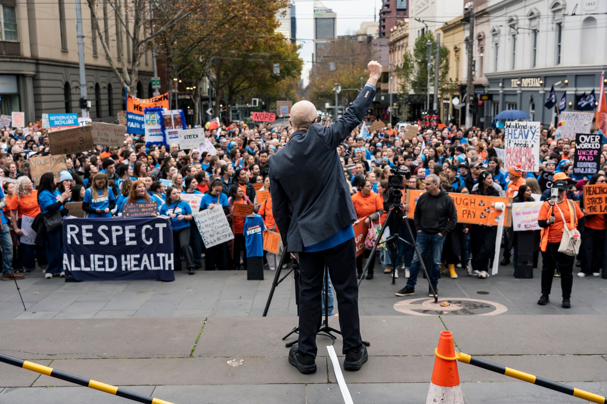Allied Health and medical scientists strike