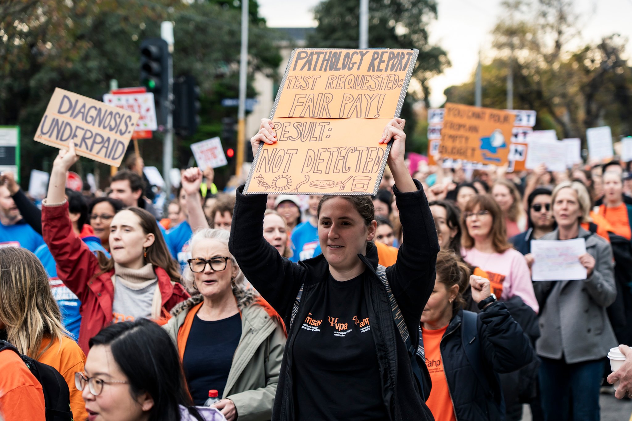 Allied Health and medical scientists strike