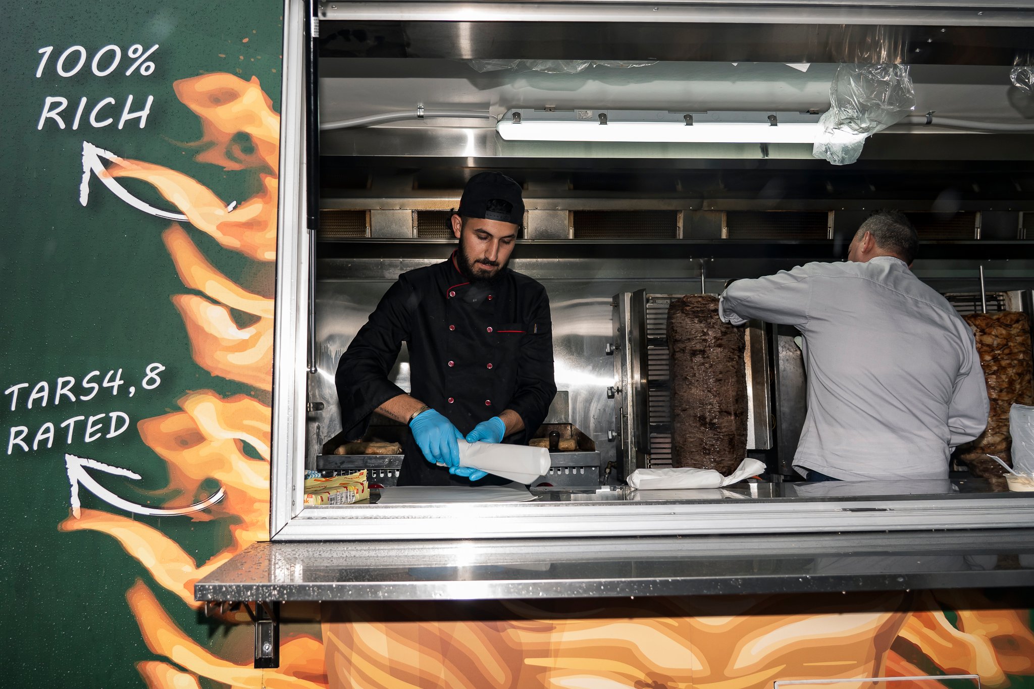 Tasty44 also had their food truck at the event, serving up Syrian Shawarma.