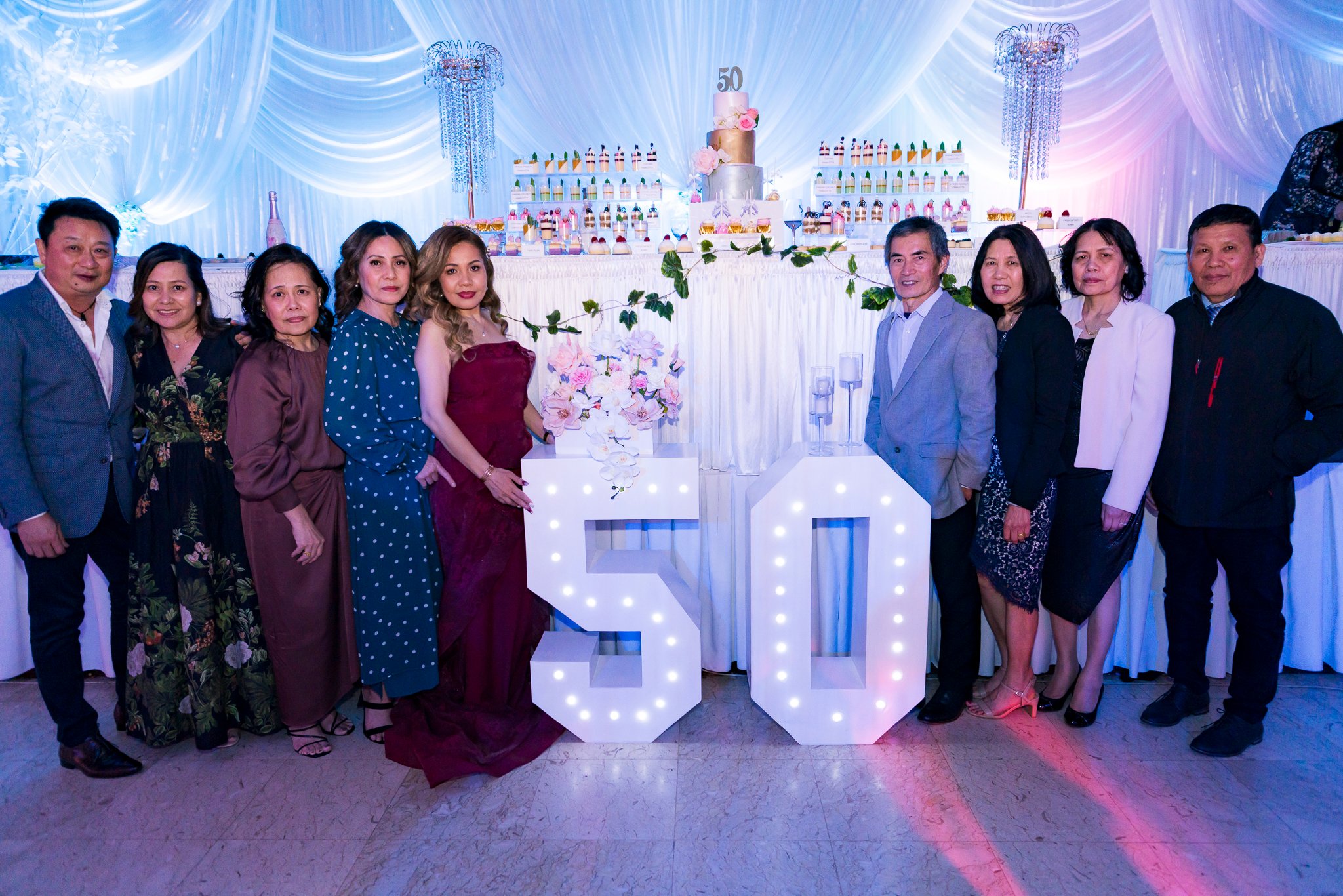 Sally's 50th birthday at L'amour Reception