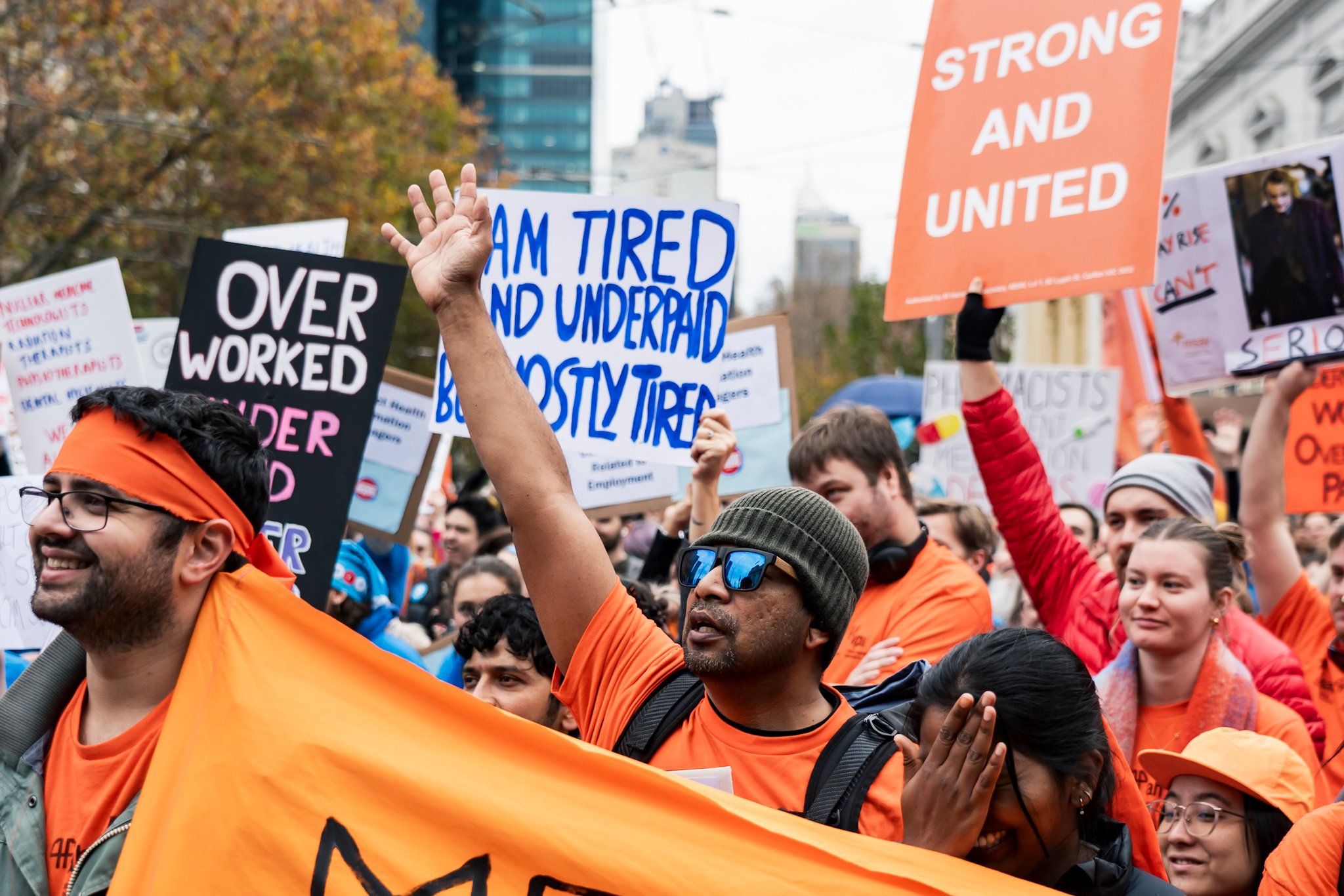 Allied Health and medical scientists strike