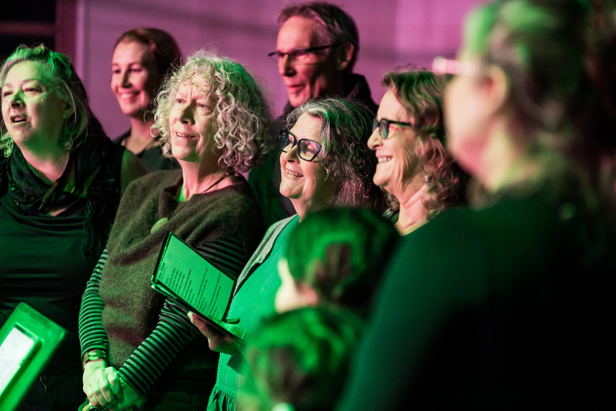 Stella Savy and Coco Sounds performing at the Ballarat Greens state election campaign launch.