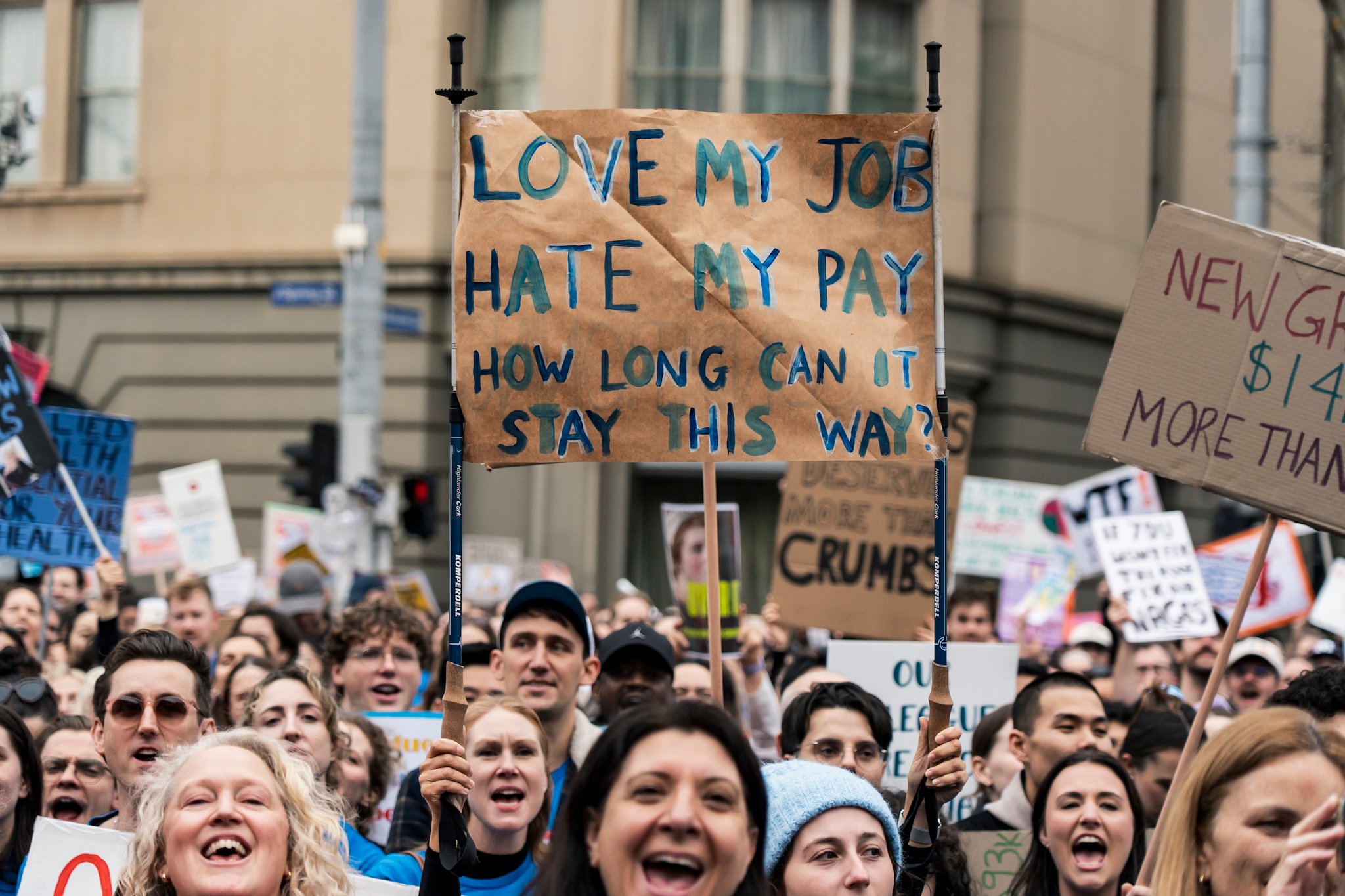 Allied Health and medical scientists strike