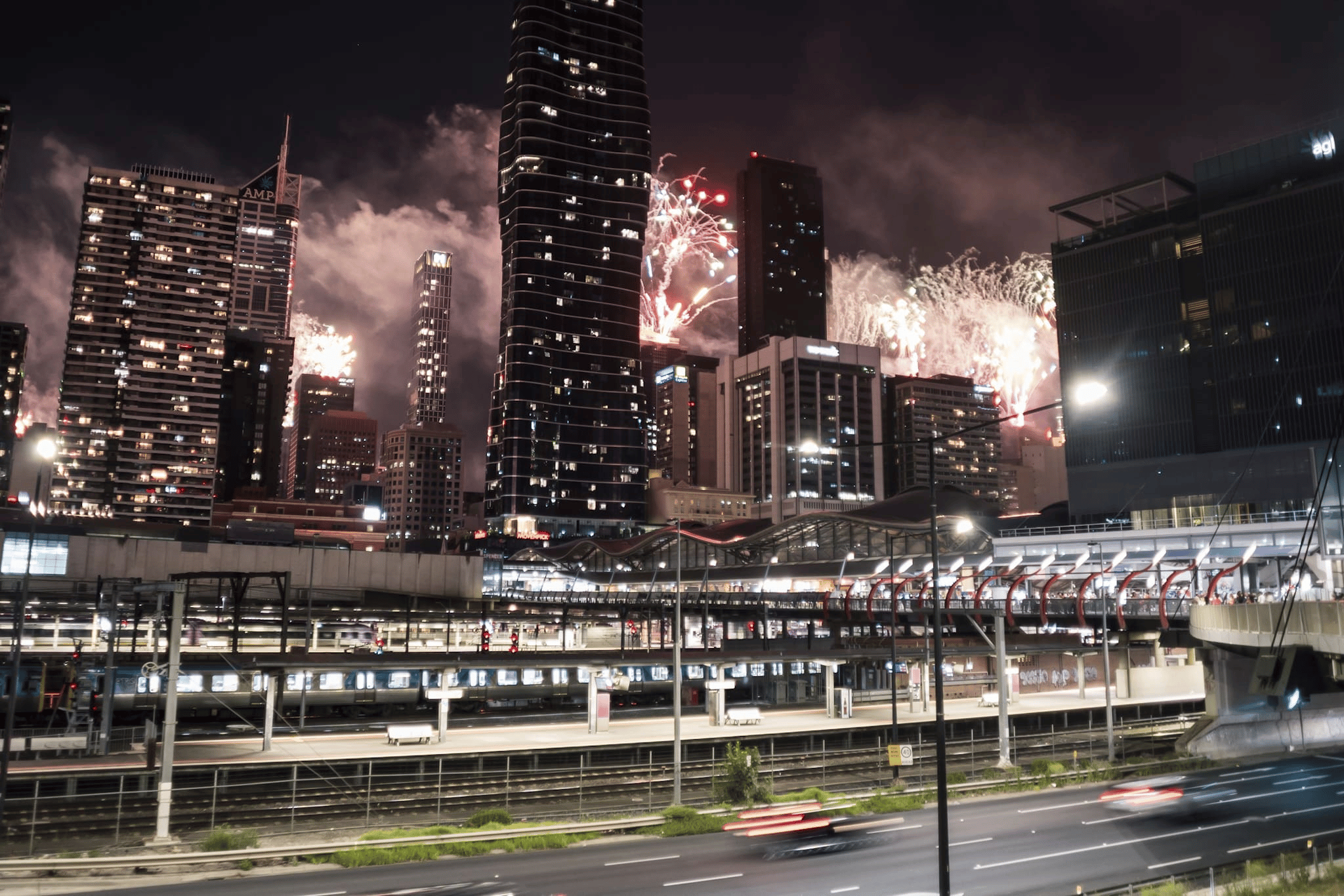 Melbourne 2024/2025 New Year fireworks. Image: Matt Hrkac