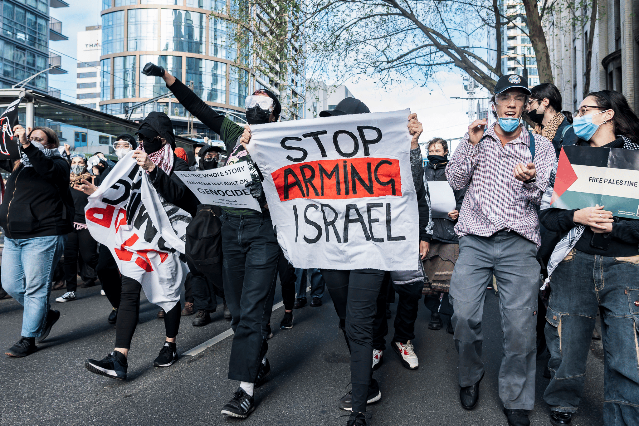 Disrupt Land Forces 2024 Melbourne protests Disrupt Land Forces 2024 Melbourne protests