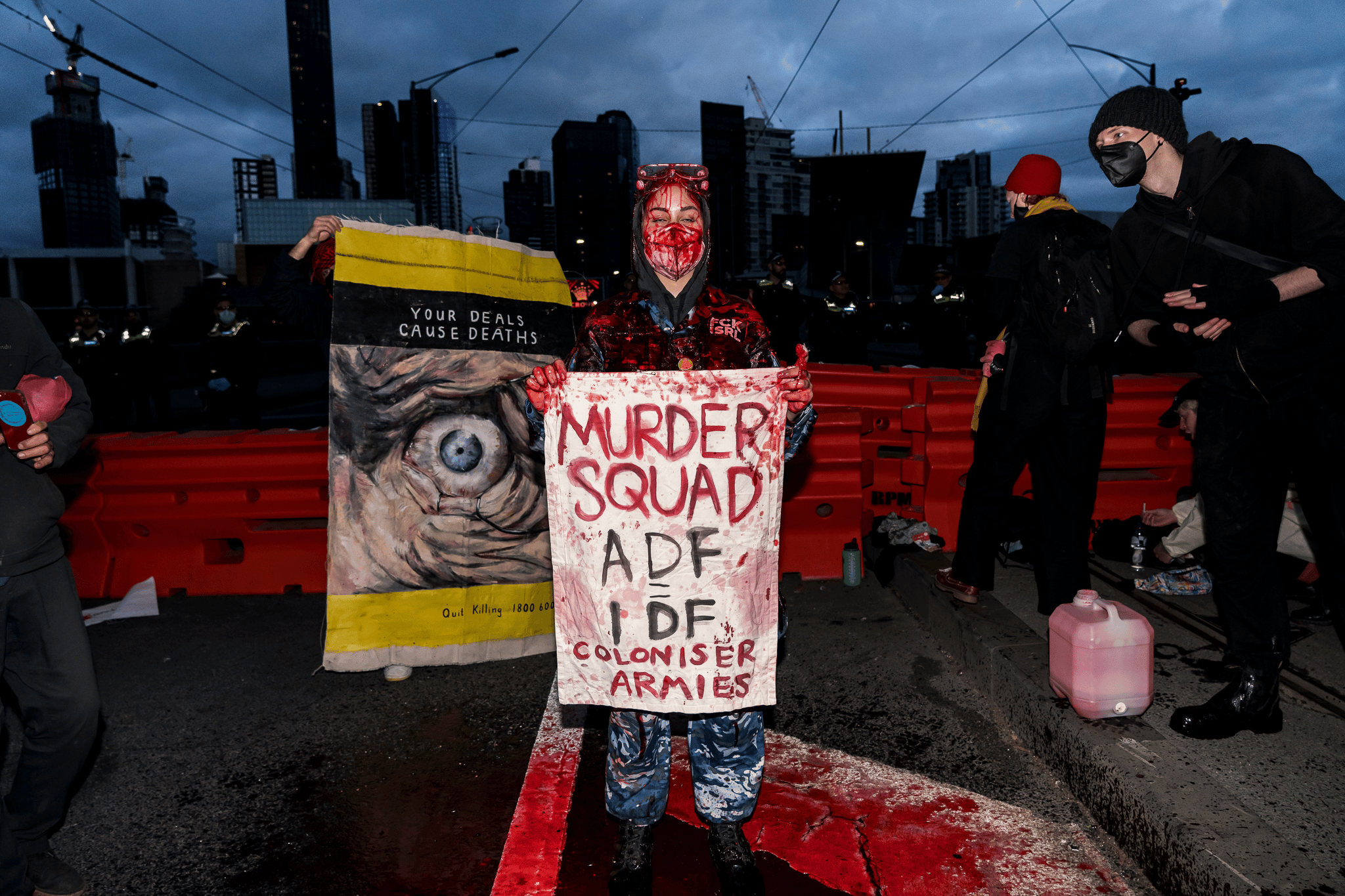 Disrupt Land Forces 2024 Melbourne protests Disrupt Land Forces 2024 Melbourne protests