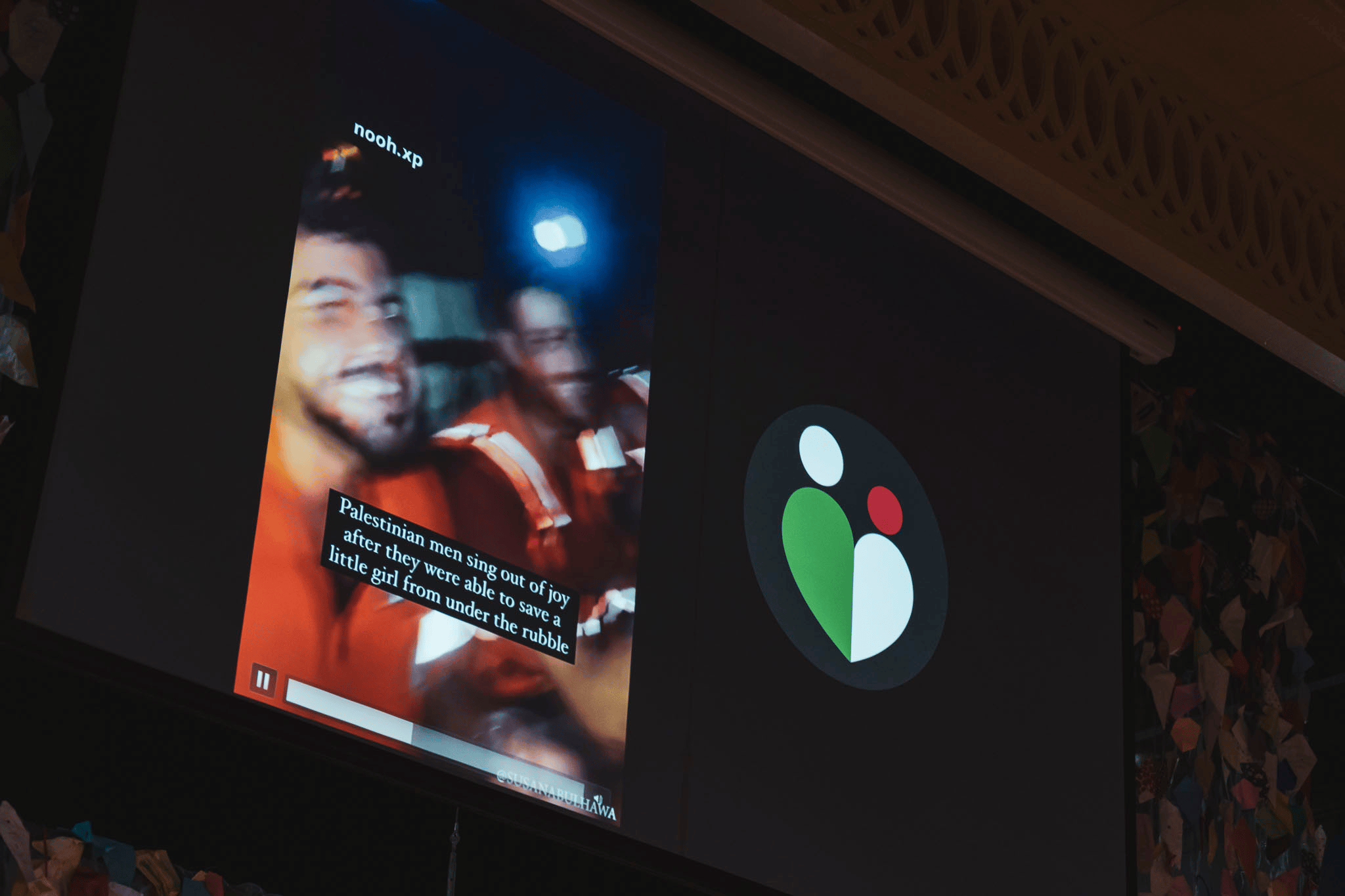 Palestine Australia Relief and Action (PARA) Vigil at Collingwood Town Hall.