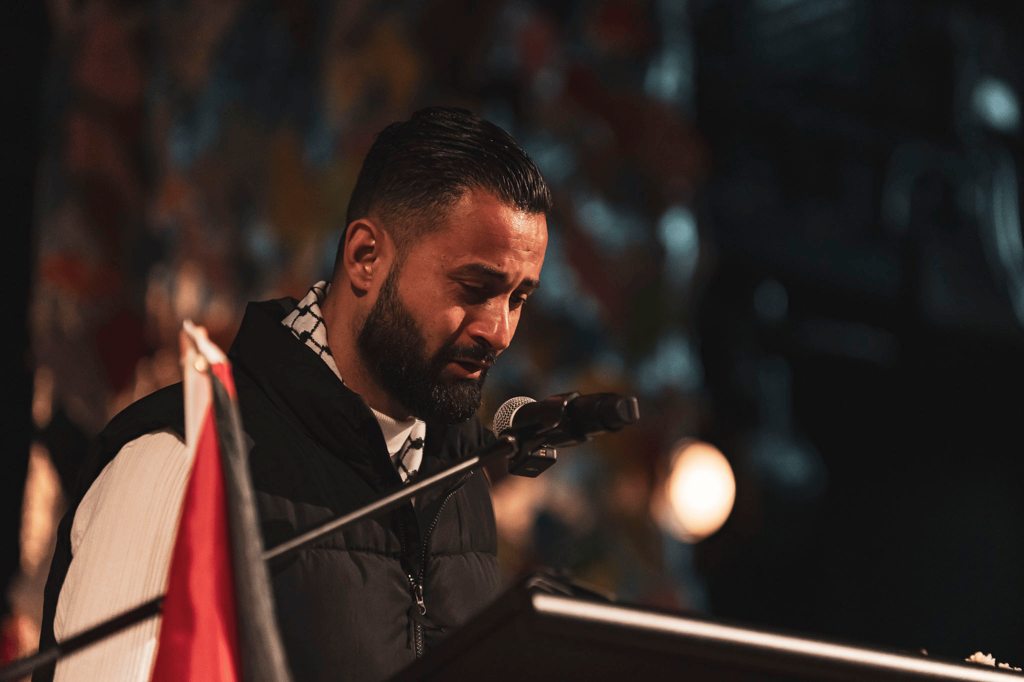 Palestine Australia Relief and Action (PARA) Vigil at Collingwood Town Hall.