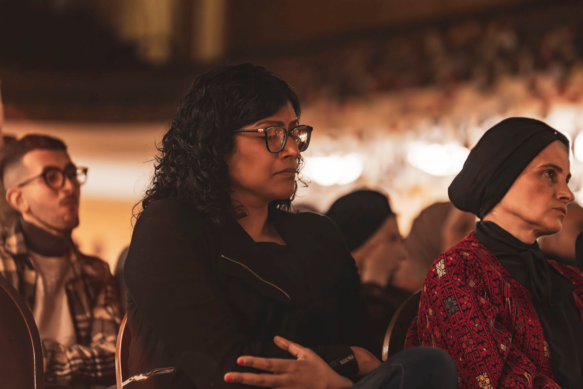 Samantha Ratnam at the vigil.