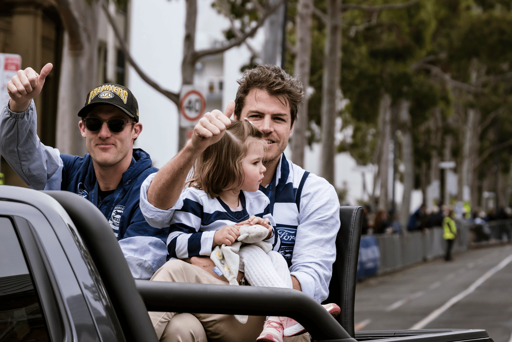 The players soon started coming through, often with their children in toe.