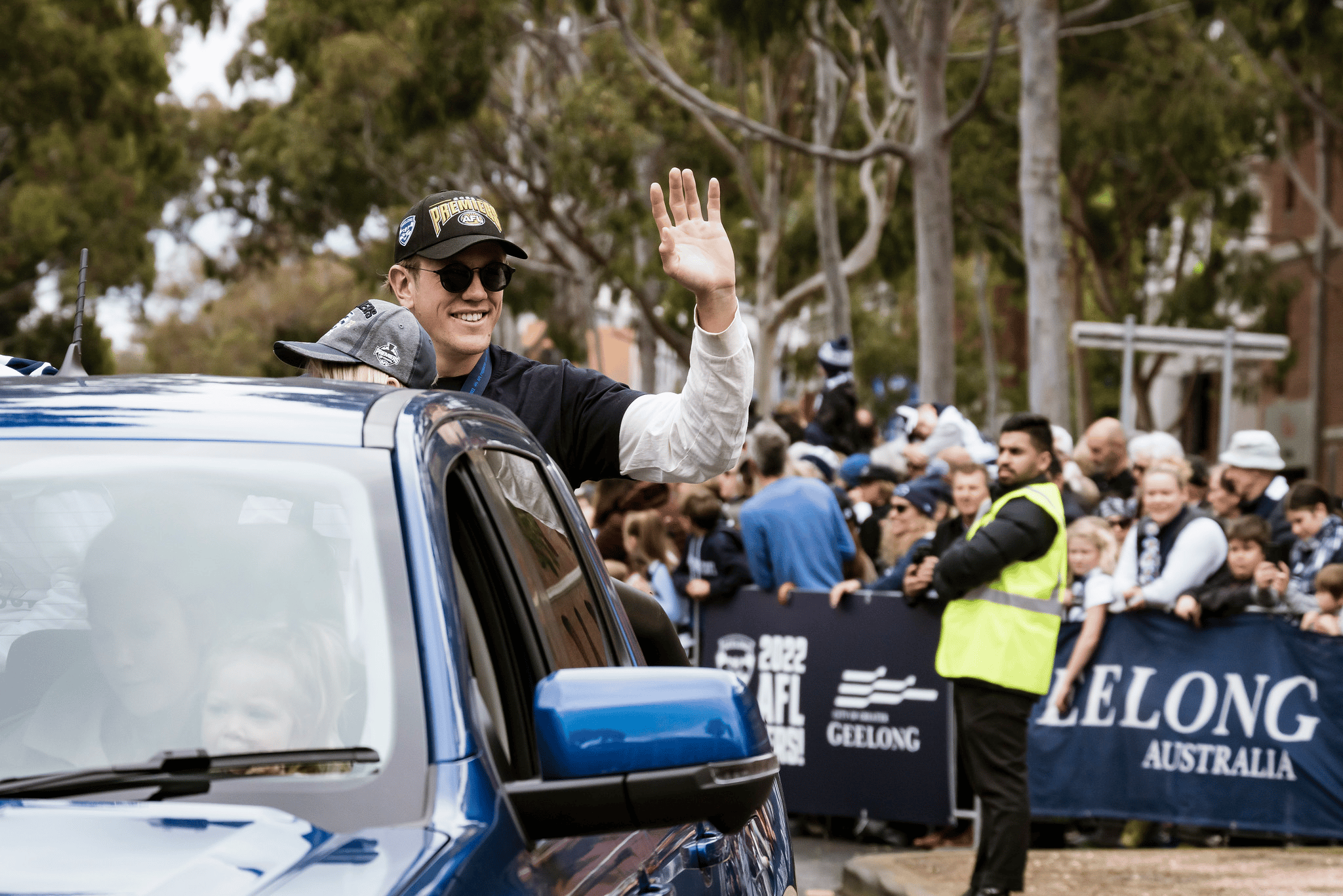 The players soon started coming through, often with their children in toe.