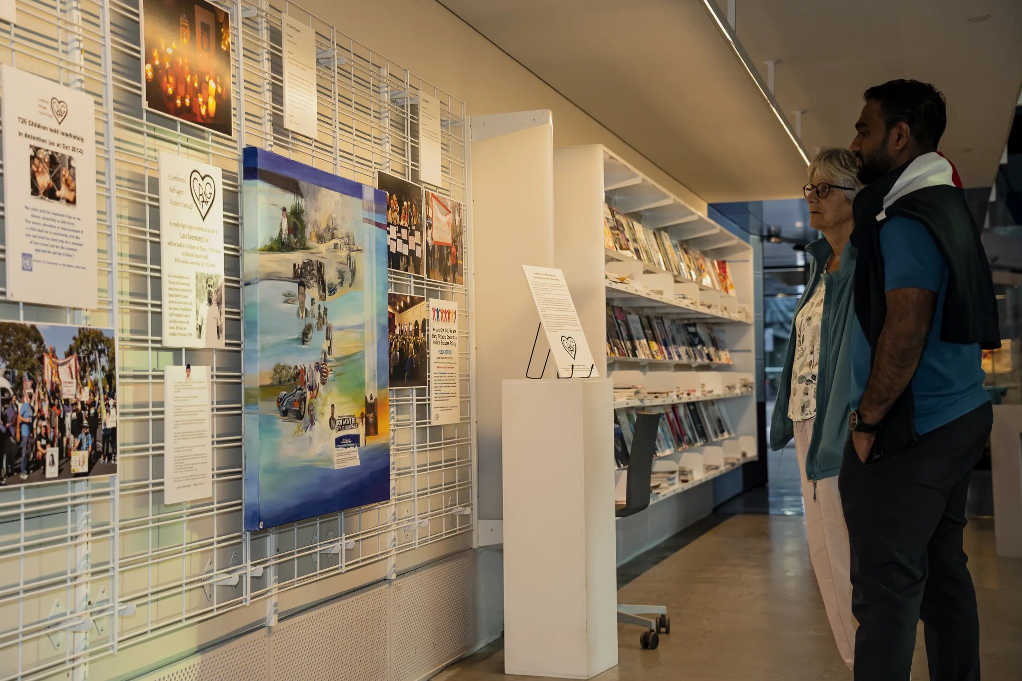 10 Years of CRAG Exhibition Launch at the Geelong Library.